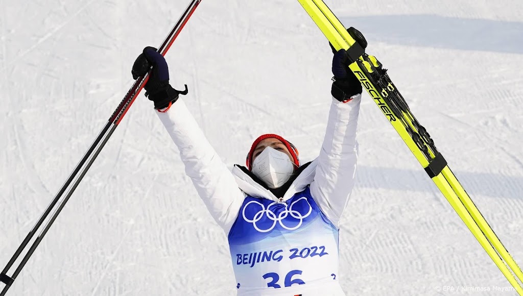 Tweede olympische titel in Beijing voor langlaufster Johaug