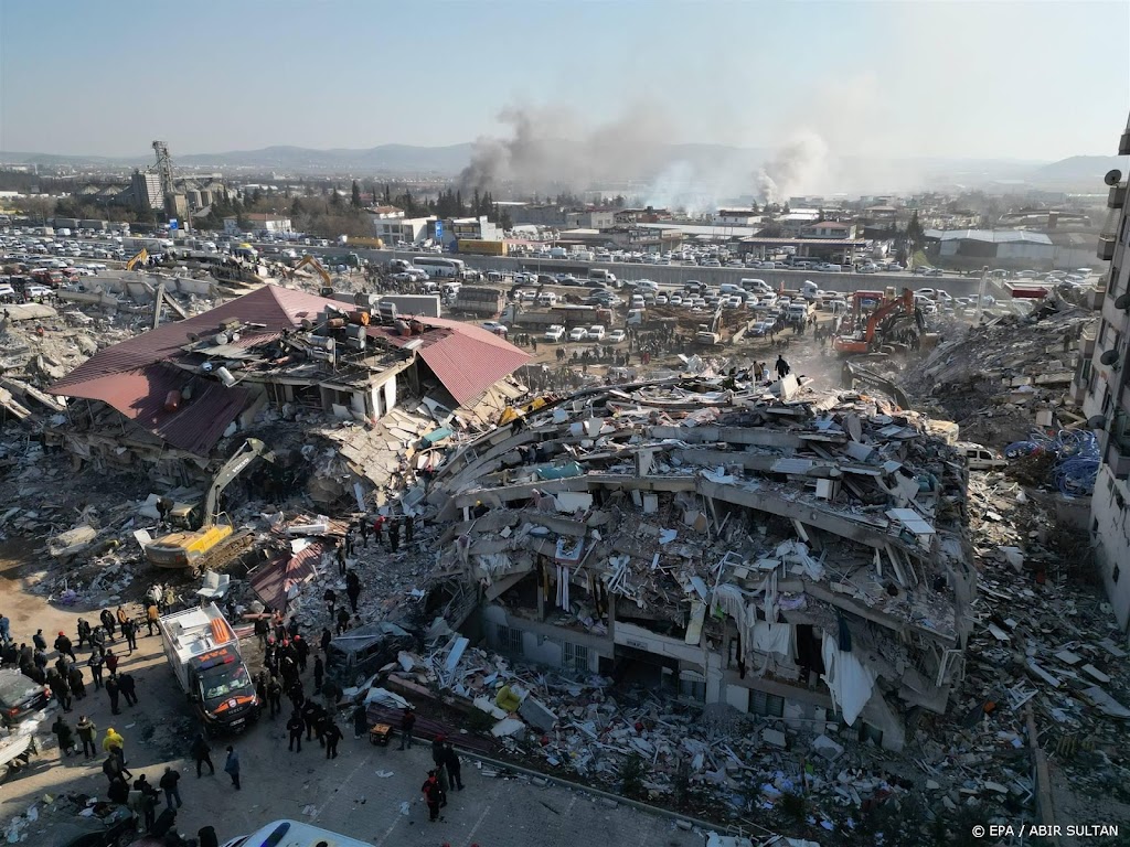 Dodental aardbeving Turkije en Syrië 21.000 voorbij