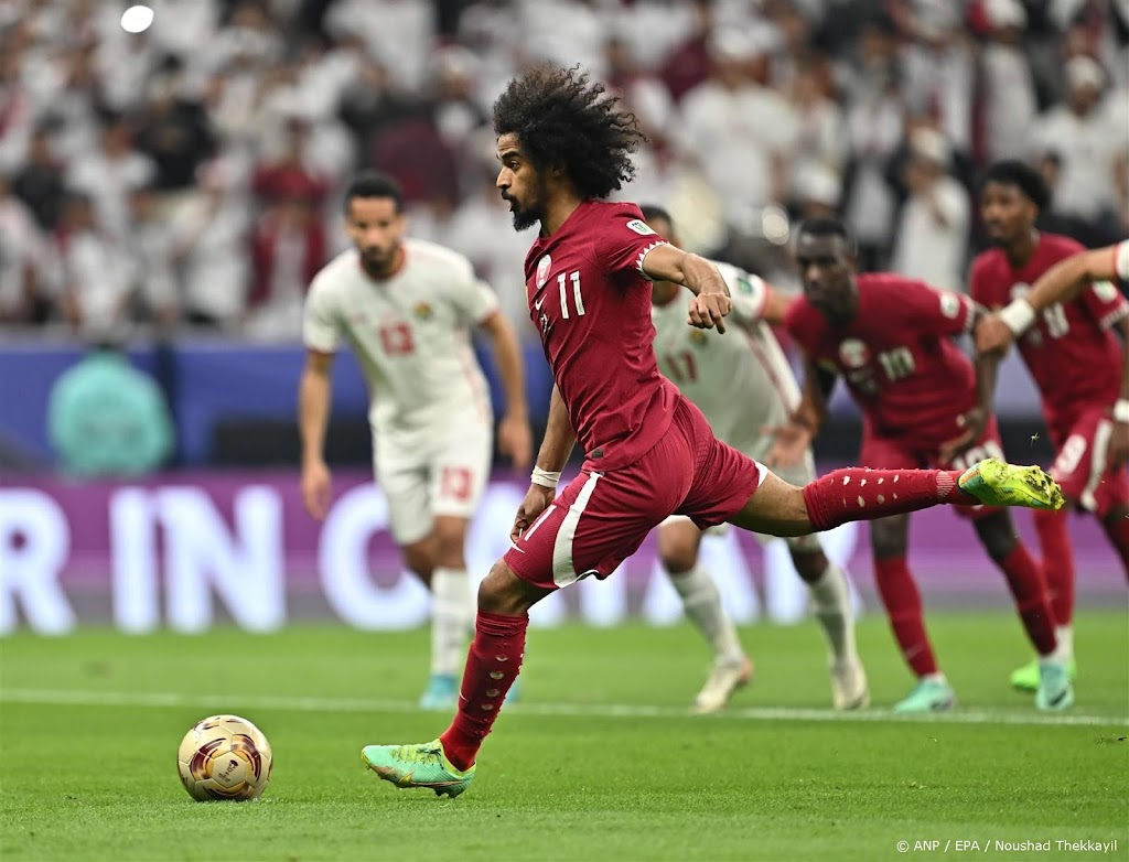 Afif helpt Qatar aan Azië Cup met hattrick aan strafschoppen