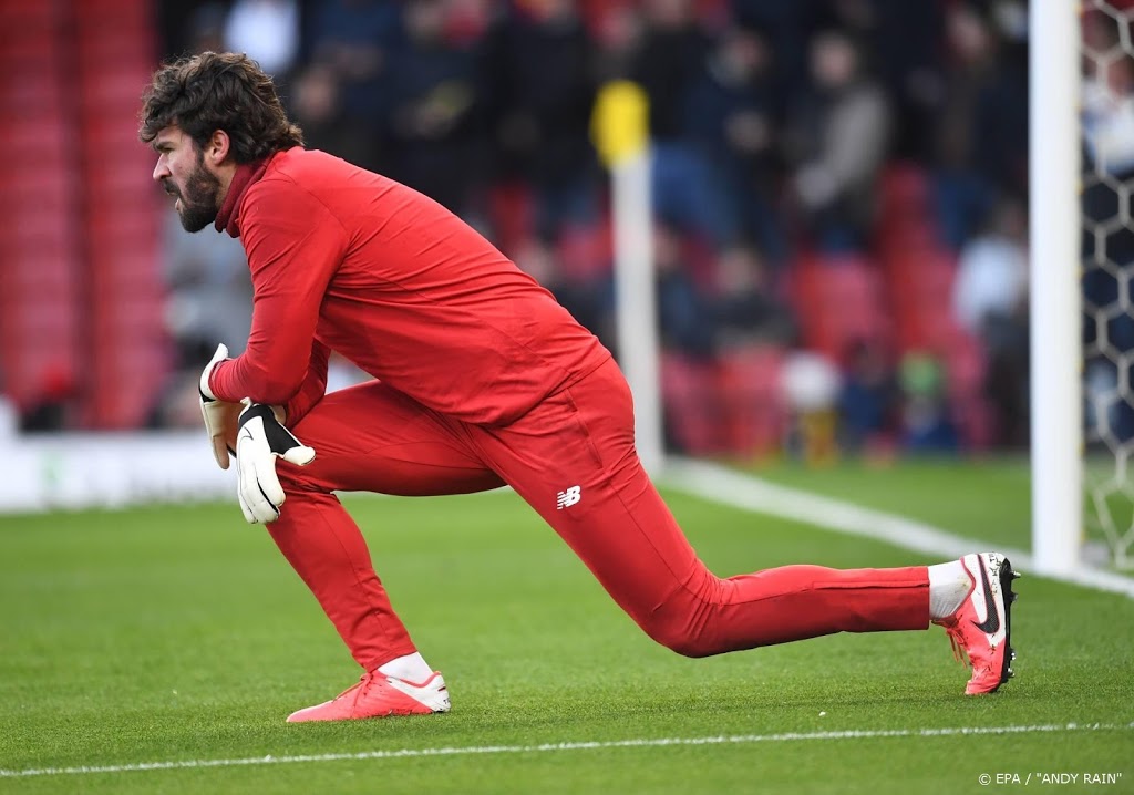 Liverpool mist doelman Alisson ook in return tegen Atlético