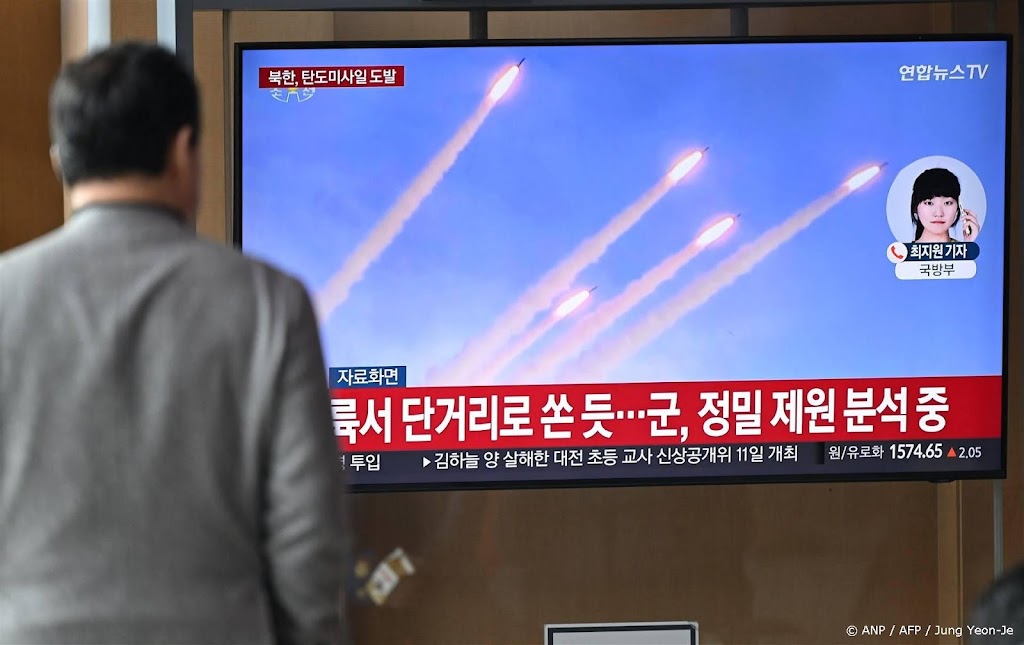Noord-Korea vuurt raketten af na begin oefeningen Zuid-Korea en VS