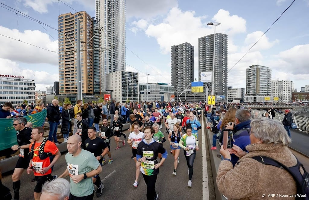 Geen incidenten bij marathon in Rotterdam