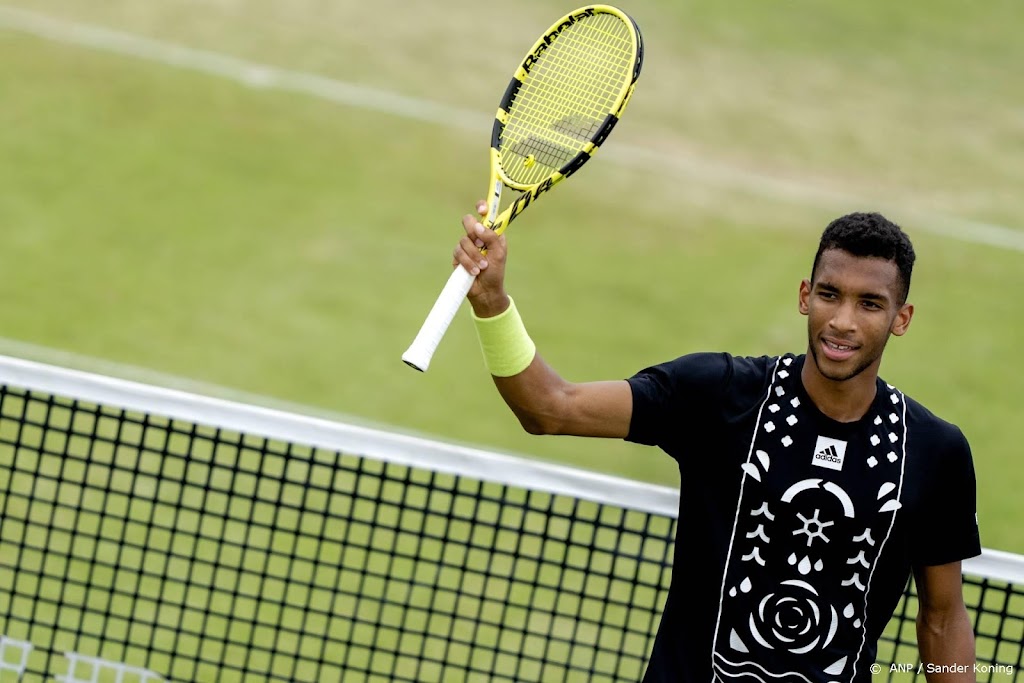 Auger-Aliassime tegenstander van Van Rijthoven in Rosmalen