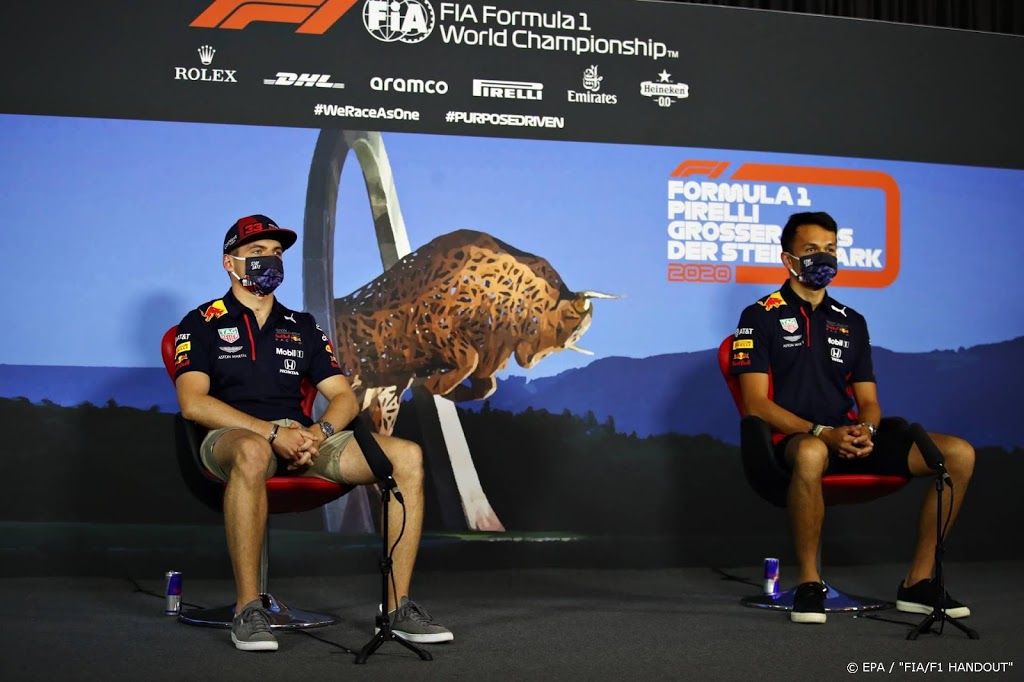 Verstappen rijdt naar tweede tijd in eerste vrije training