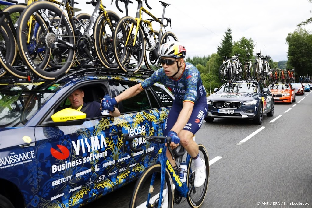 Van Aert denkt door te kunnen in Tour de France ondanks snijwond