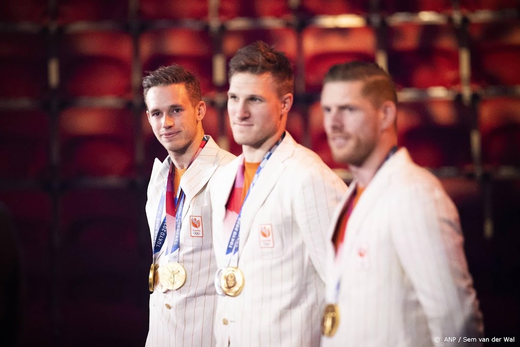 Goudenmedaillewinnaars geridderd in Sportcampus Zuiderpark