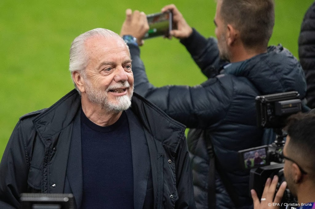 Voorzitter Napoli positief getest na vergadering met clubs
