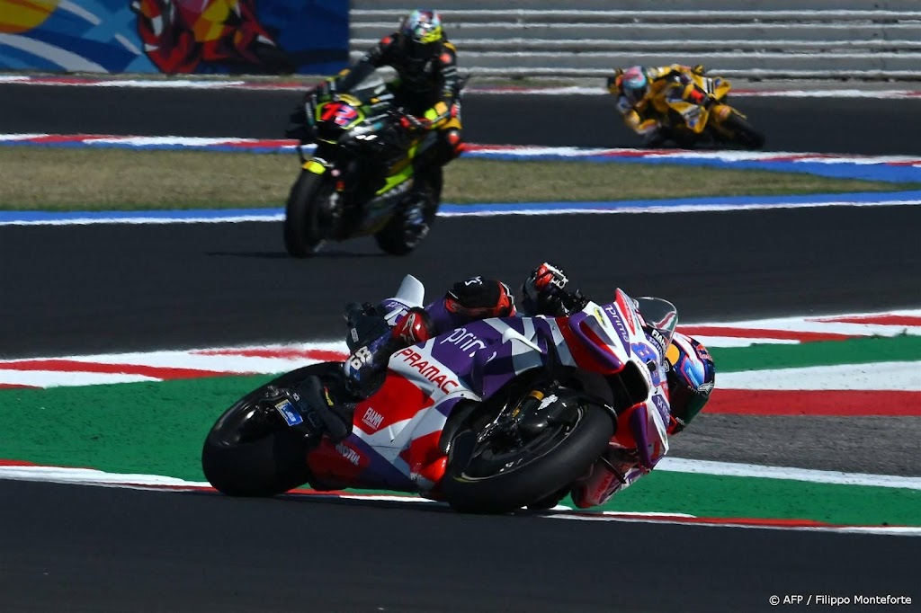 Spaanse motorcoureur Martín zegeviert in MotoGP