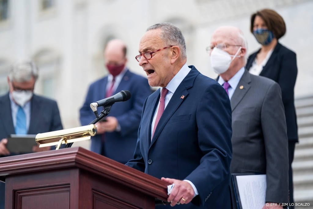 Schumer en McConnell verder als leiders in Senaat VS