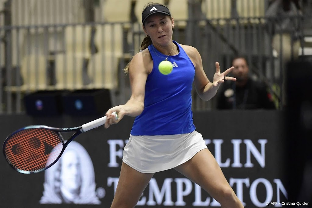 Tennissters Slovenië naar halve finale Billie Jean King Cup