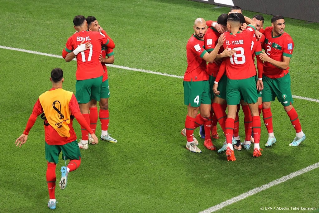 Marokko verslaat ook Portugal en staat in halve finale van WK