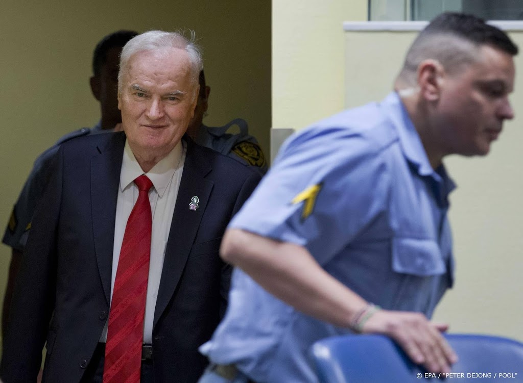 Hoger beroep Mladic uitgesteld wegens gezondheid beklaagde