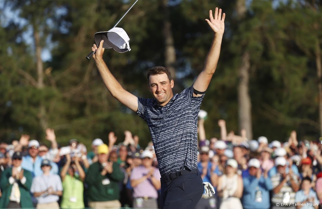 Amerikaanse golfer Scheffler wint voor eerste keer Masters