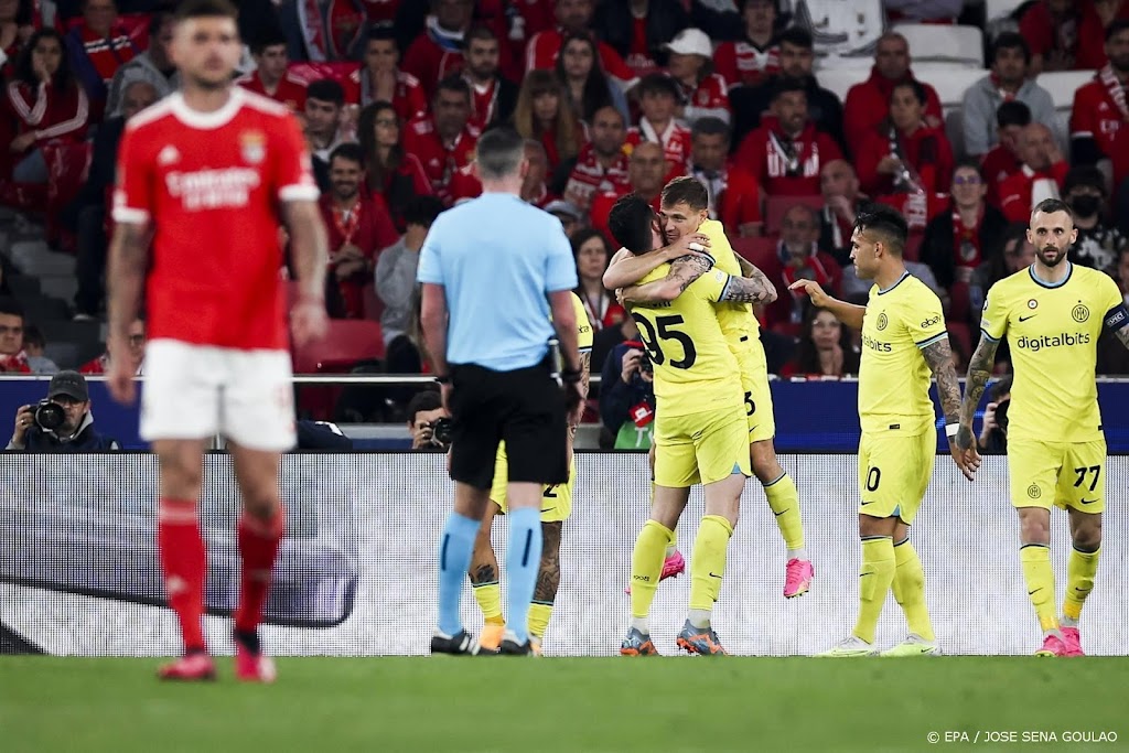 Internazionale wint eerste kwartfinale bij Benfica