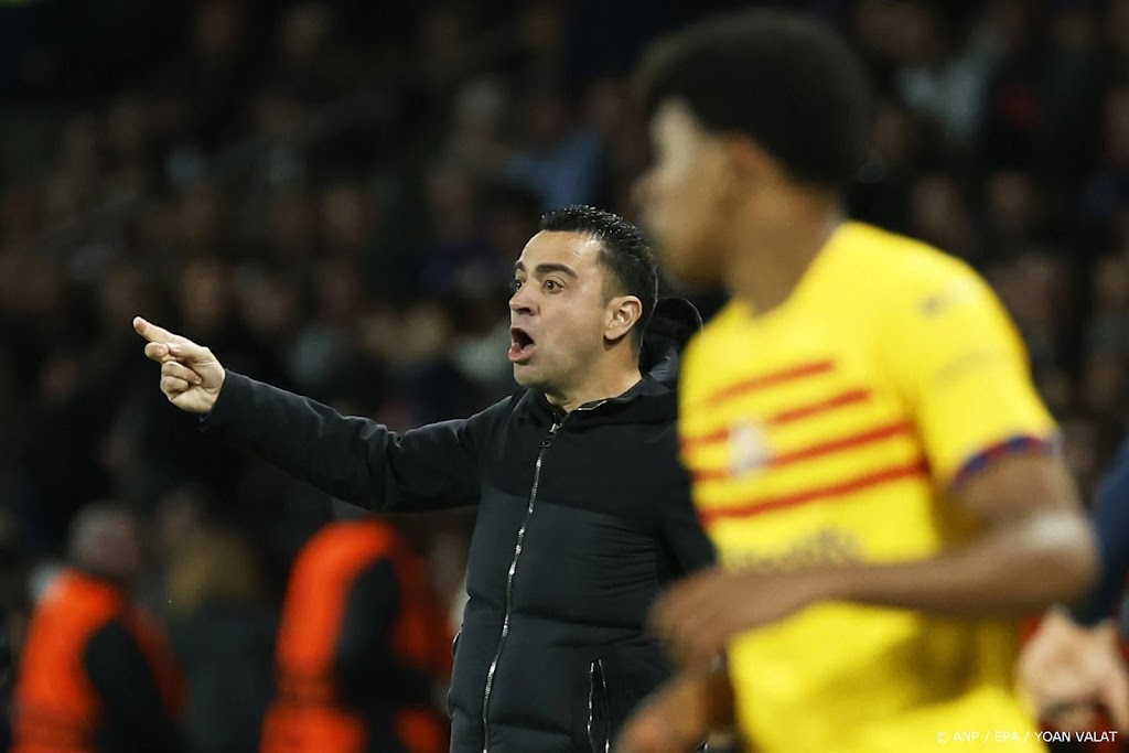 Barcelona-coach Xavi prijst jonge spelers na zege op PSG