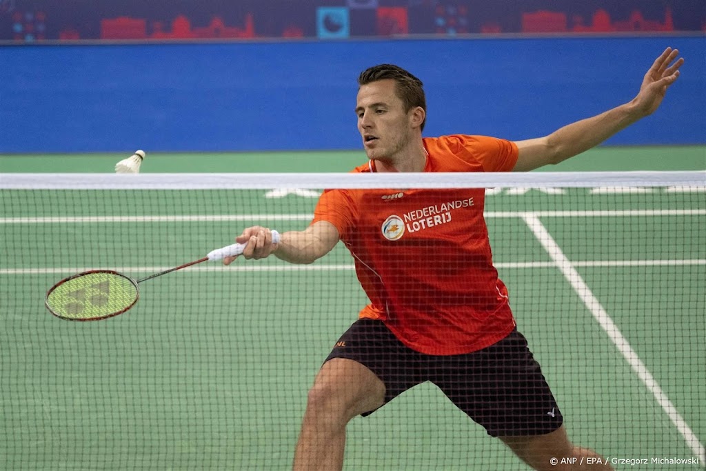 Badmintonner Caljouw na uitschakeling op EK niet naar Spelen