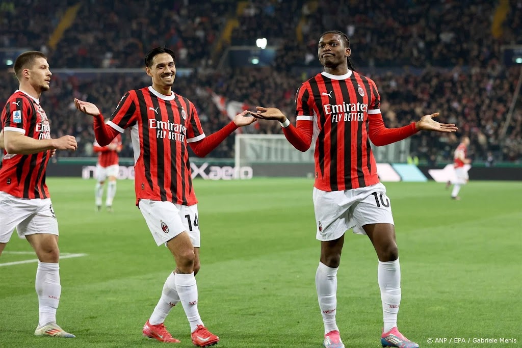 Reijnders scoort voor AC Milan in gewonnen uitduel met Udinese
