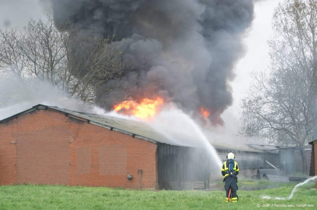 Schuur met 30.000 kippen in Overijsselse Varsen afgebrand