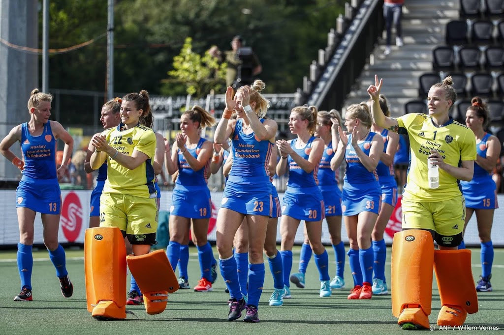 Hockeysters na zege op België in finale Europees kampioenschap