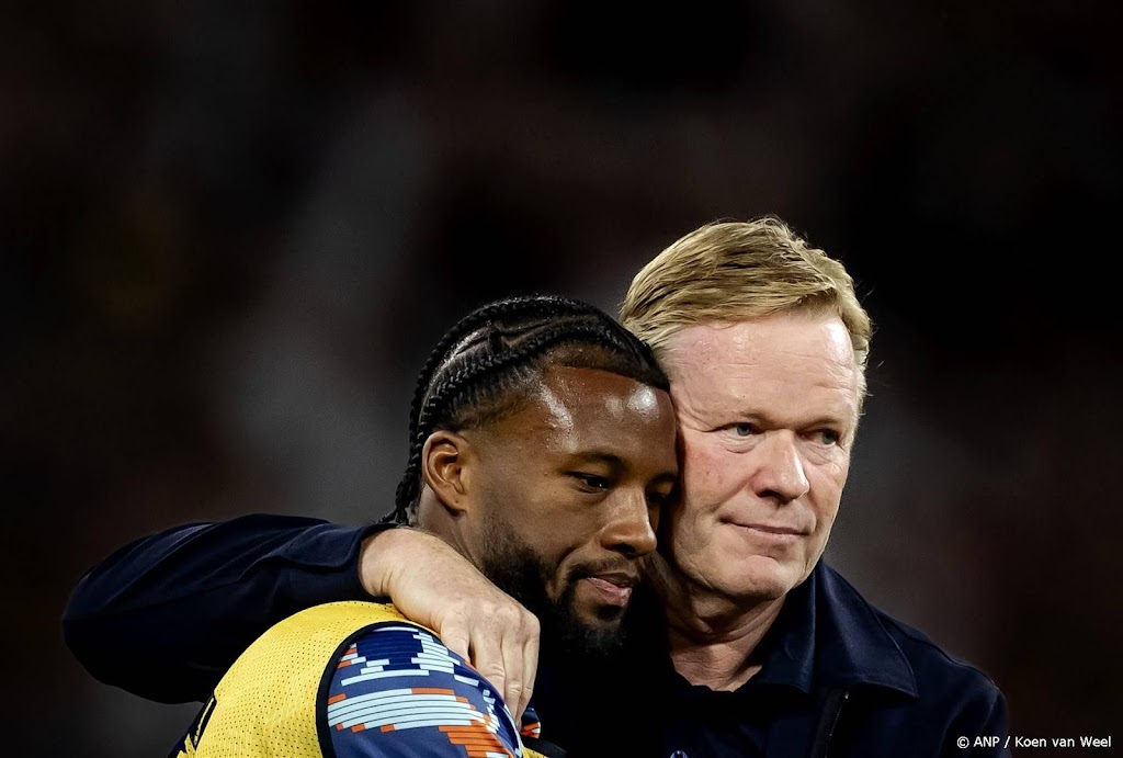 Bondscoach Koeman is na uitschakeling trots op Oranje