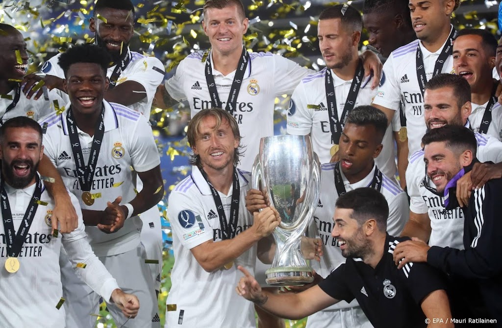 Real Madrid verslaat Frankfurt en wint opnieuw Europese Supercup