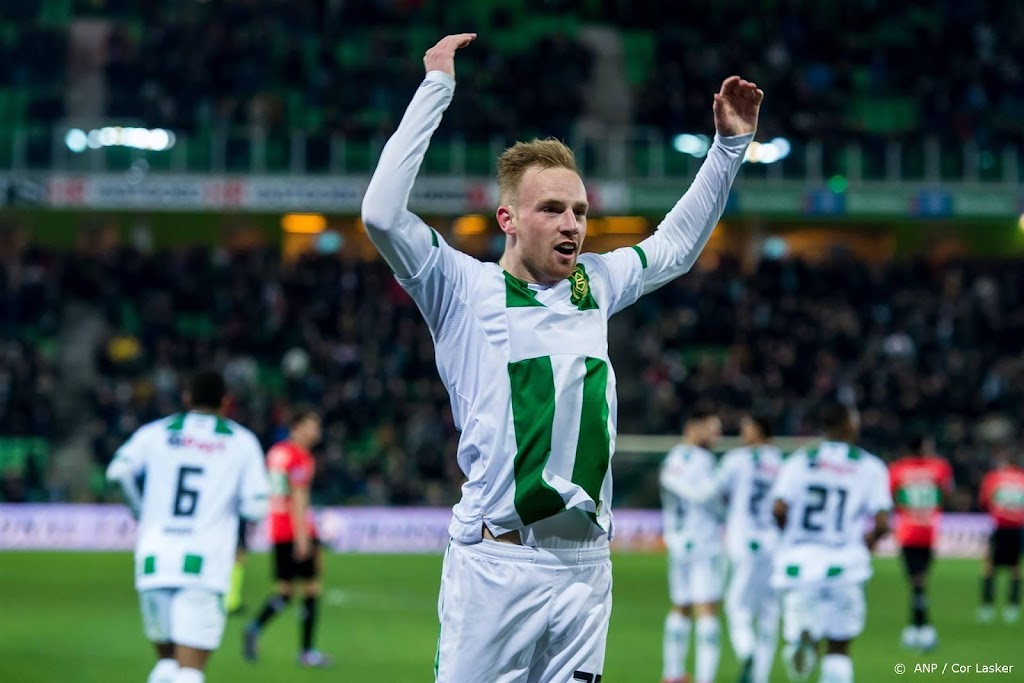 FC Groningen begint met ruime zege, Cambuur redt punt tegen Emmen