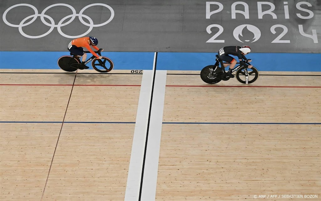 Baanwielrenster Van de Wouw grijpt naast brons op sprint