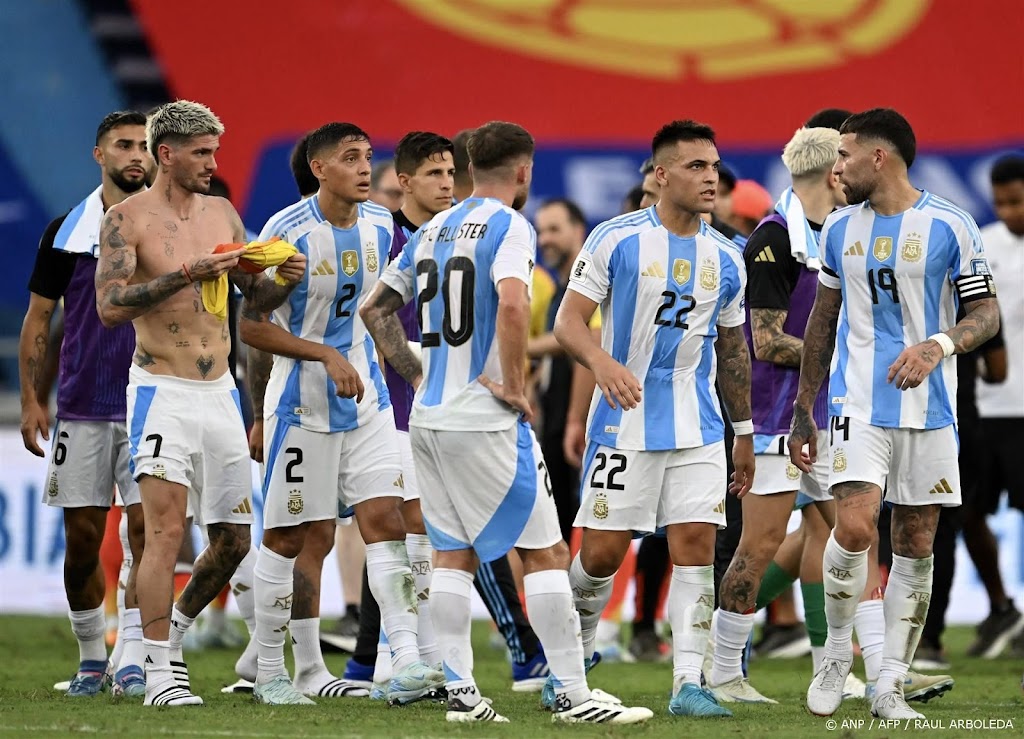 Argentinië verliest kwalificatieduel WK voetbal bij Colombia