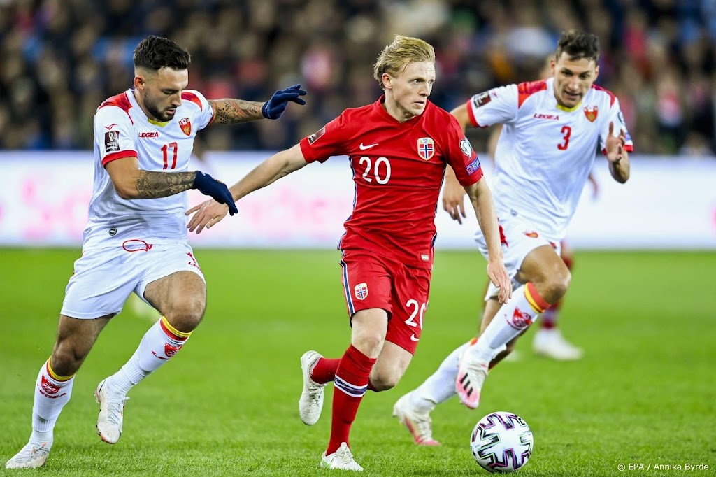 Noorwegen met klein verschil voorbij Montenegro