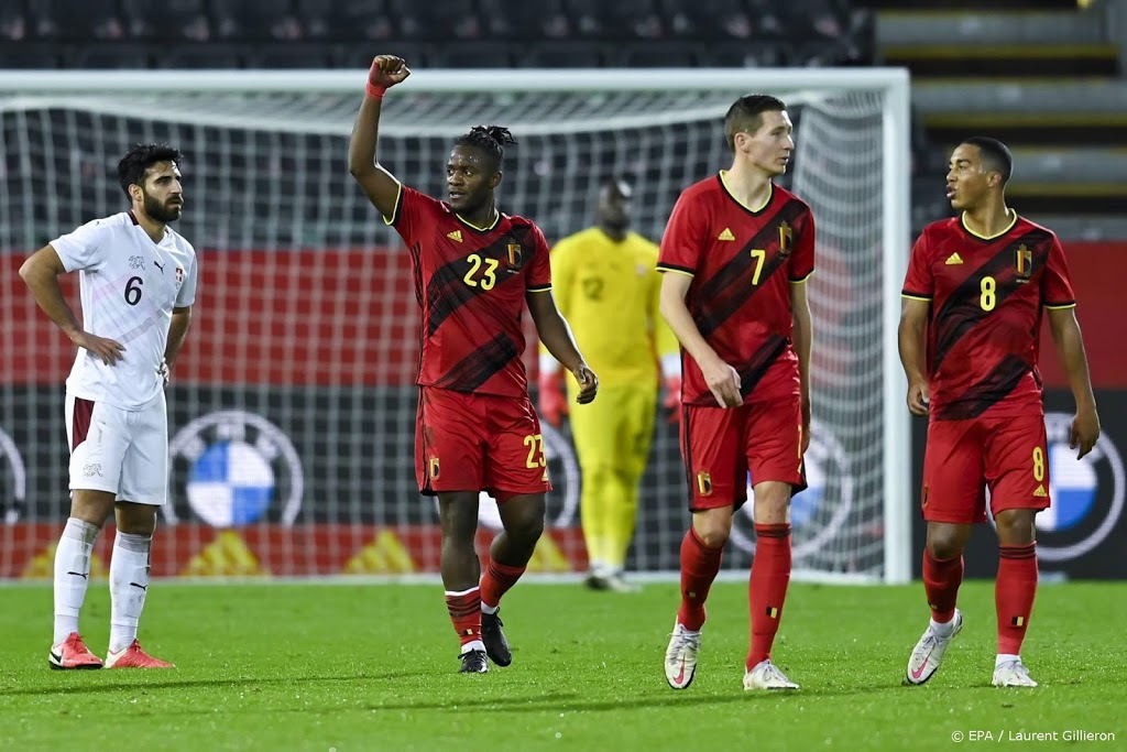 Batshuayi helpt België aan oefenzege op Zwitserland