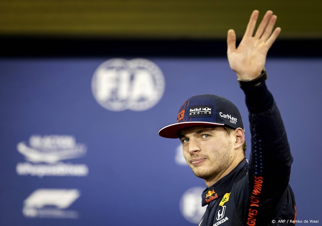 Verstappen is 'ongelooflijk blij' met poleposition
