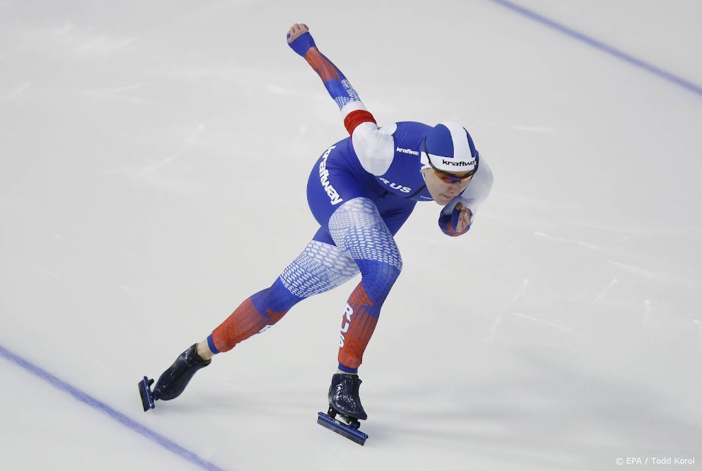 Schaatsster Golikova snelt naar zege op 500 meter in Calgary
