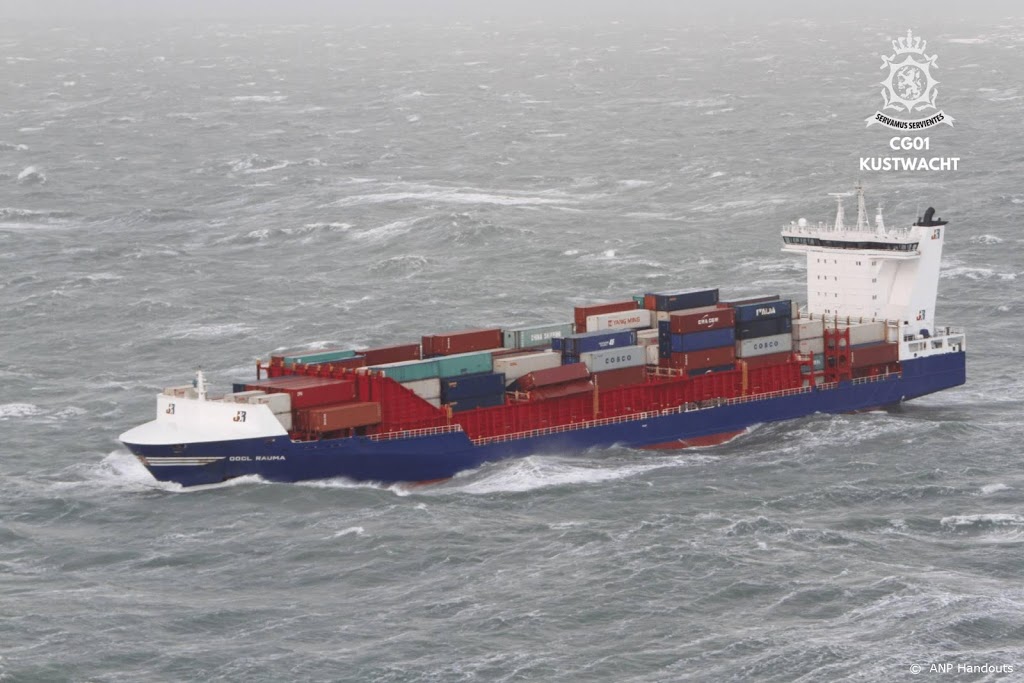 Nog meer containers overboord geslagen boven Waddengebied