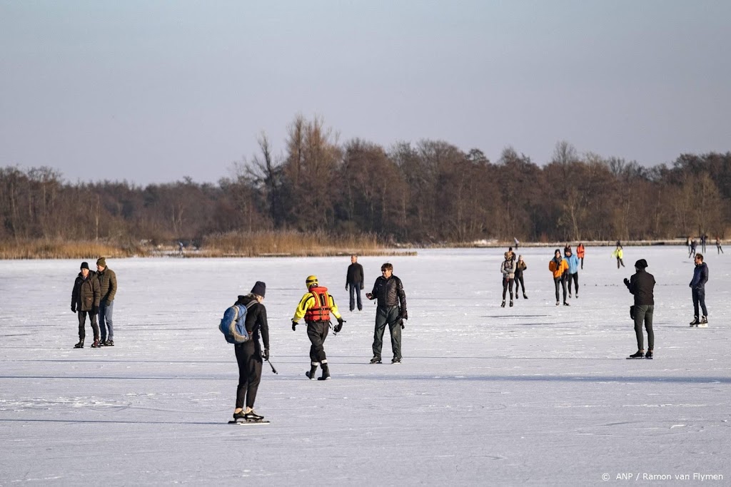 Schaatsen kan komende dagen nog: na het weekend gaat het dooien