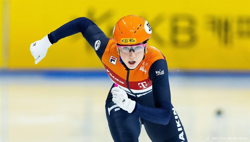 Tank van shorttrackster Schulting is dag te vroeg leeg op WK