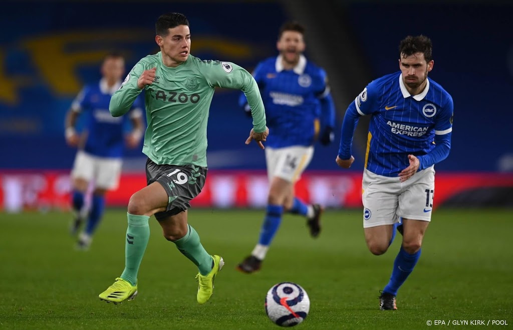 Everton weet opnieuw niet te winnen in strijd om Europees voetbal