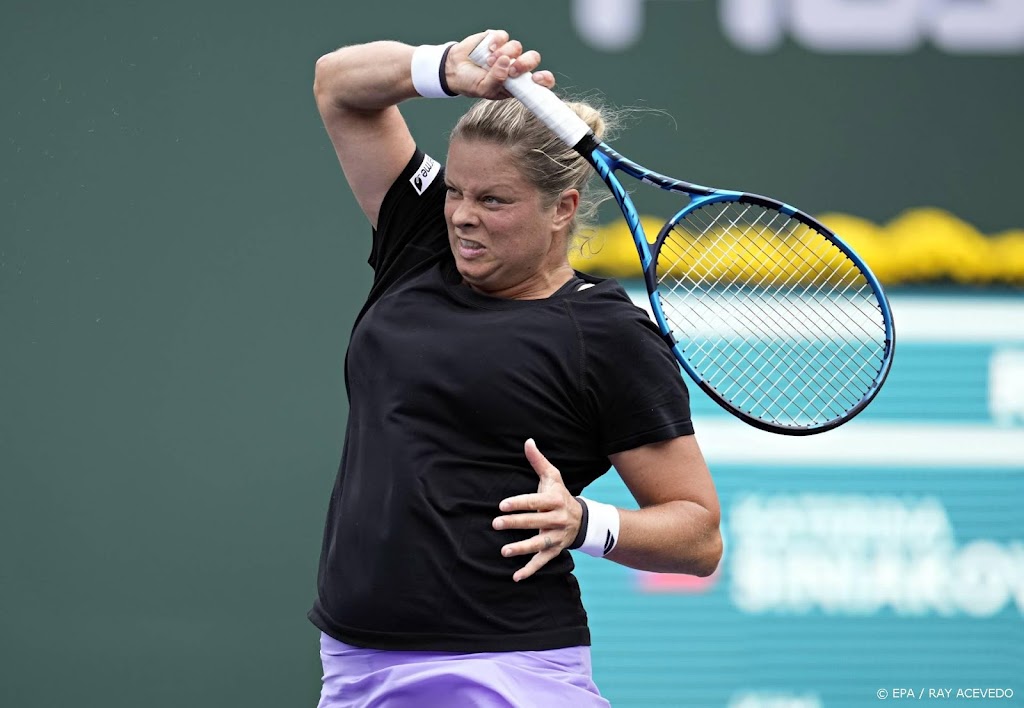 Clijsters beëindigt ook derde tenniscarrière