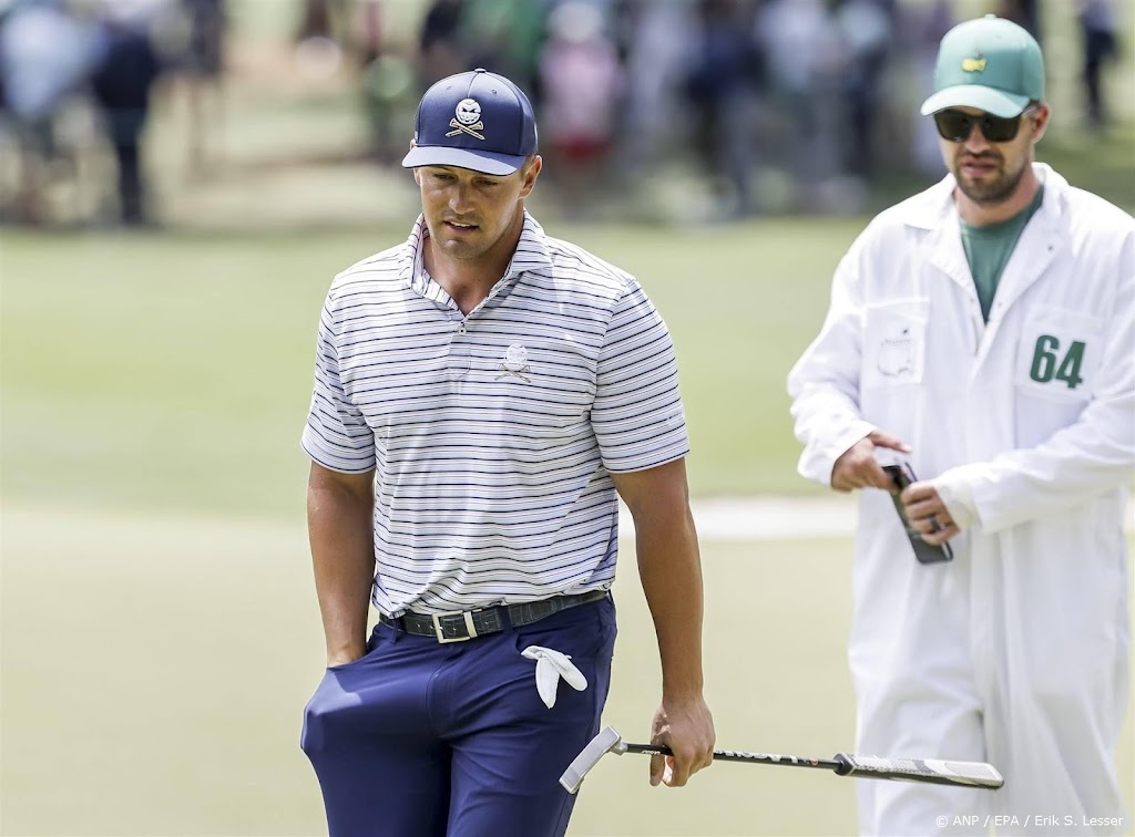 Golfer DeChambeau leider na onvolledige eerste ronde Masters