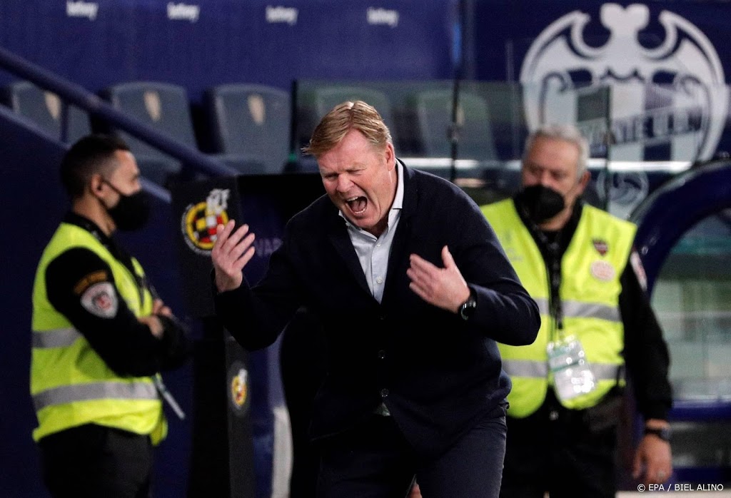 Coach Koeman accepteert kritiek na povere tweede helft Barça