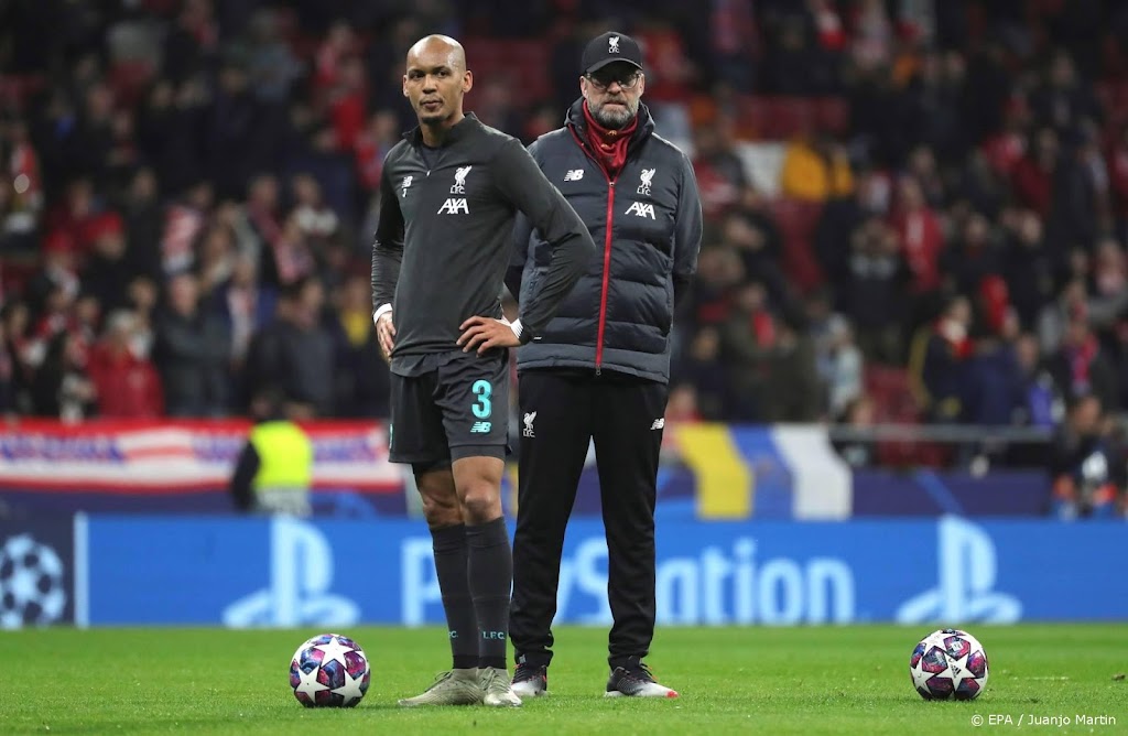 Liverpool mist Fabinho in finale FA Cup tegen Chelsea