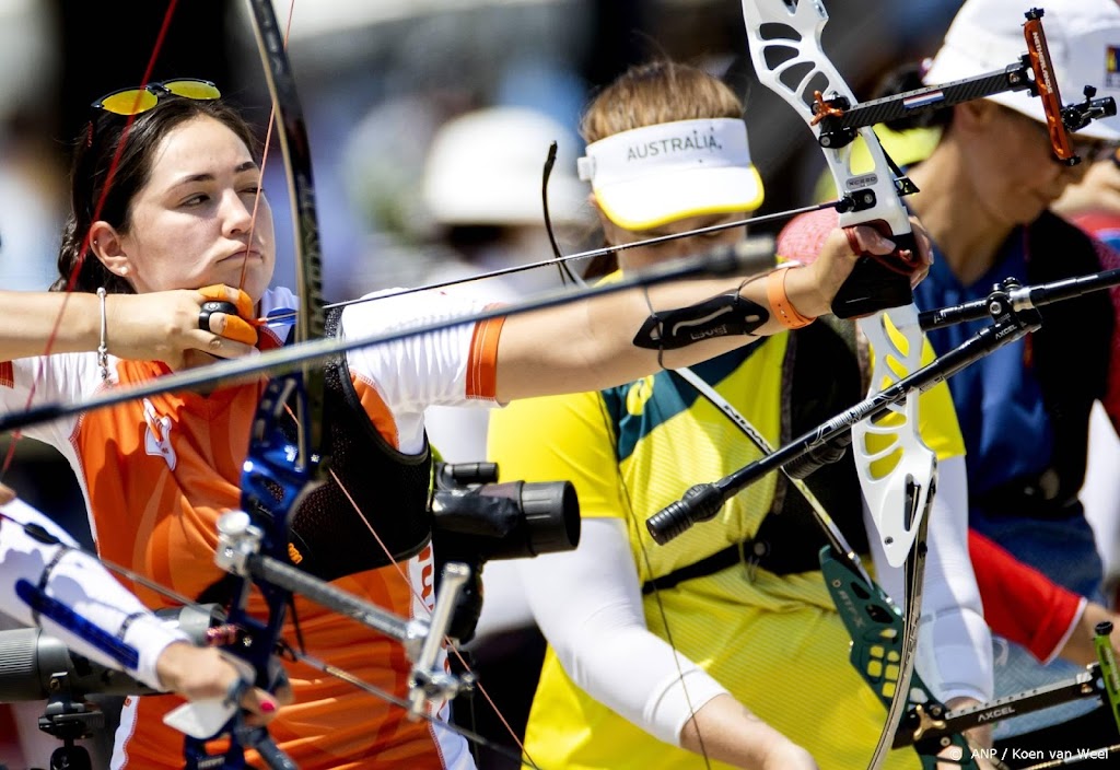 EK-goud voor handboogschutters Oranje in gemengde landenstrijd