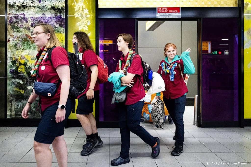 Eerste Nederlandse scouts terug van geplaagde Wereldjamboree