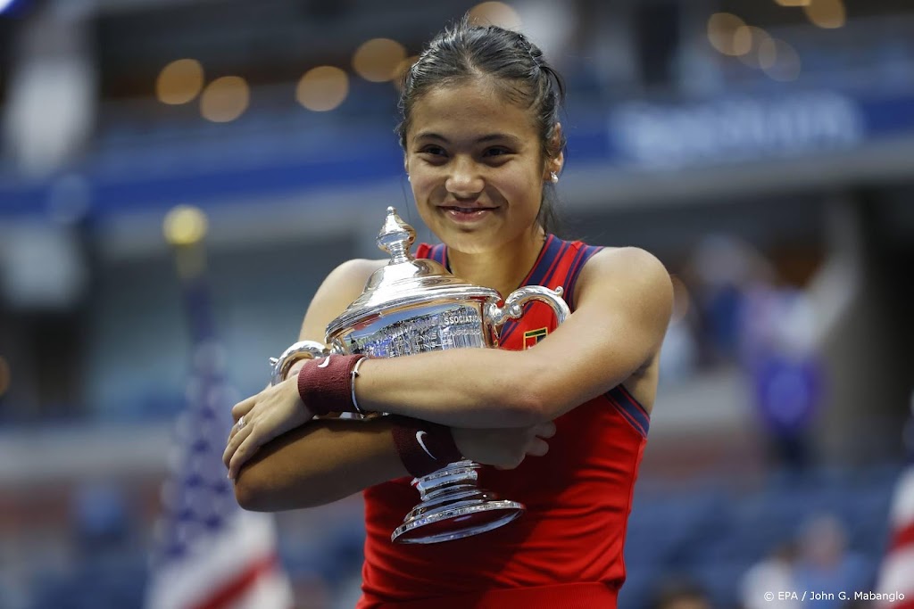 Britse tennisster Raducanu (18) pakt titel op US Open