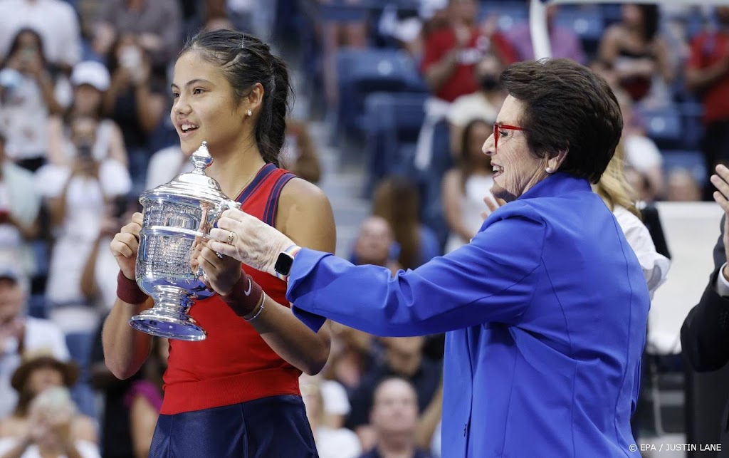 Tenniskampioenen vol lof over 'nieuwe ster' Raducanu