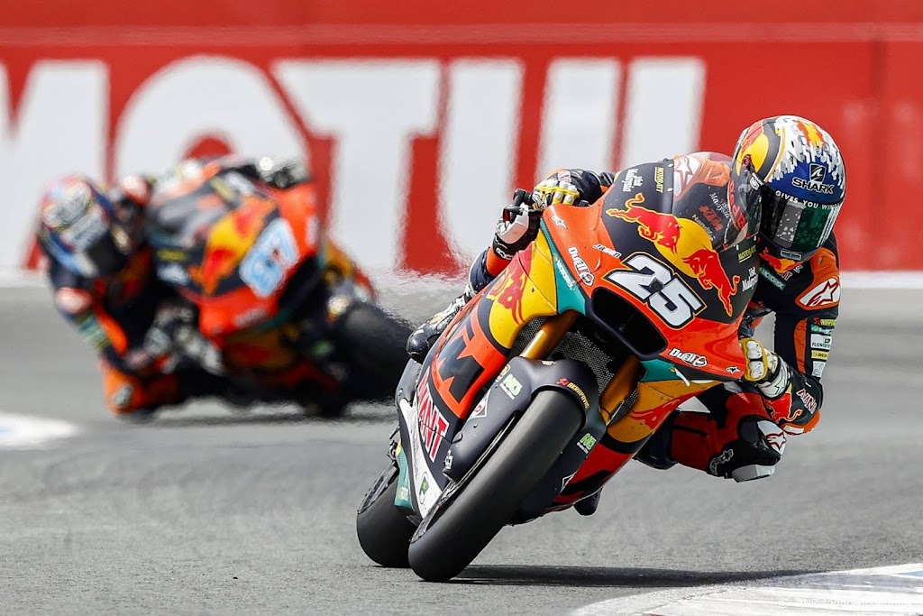 Spaanse motorcoureur Fernández wint met handbreuk GP van Aragón