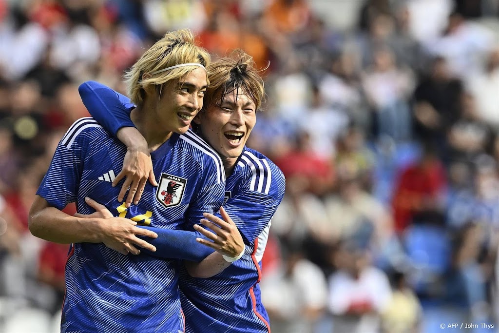 Japanse voetballers scoren ook tegen Turkije vier keer