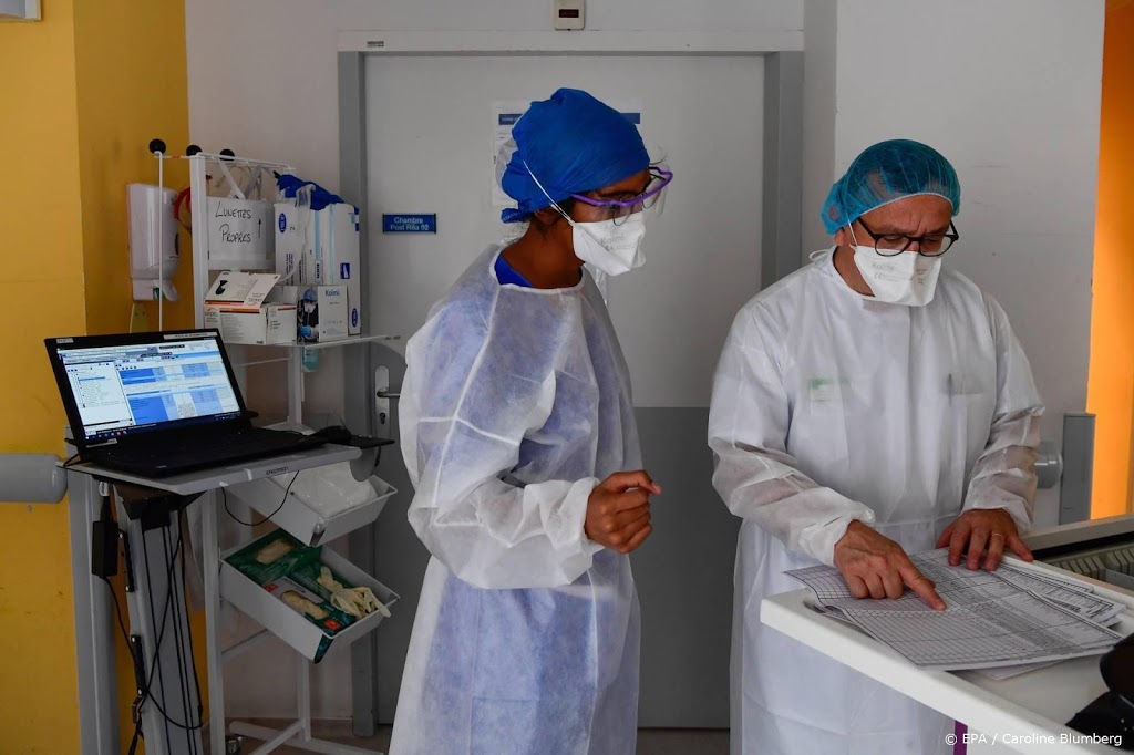 Meer dan 1500 coronapatiënten op Franse ic’s