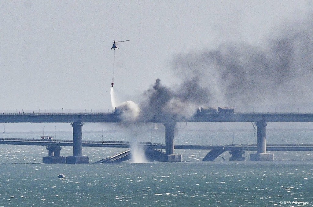 Rusland houdt acht verdachten aan voor explosie Krimbrug