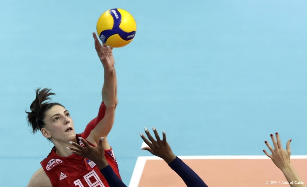 Servische volleybalsters naar finale WK in Apeldoorn