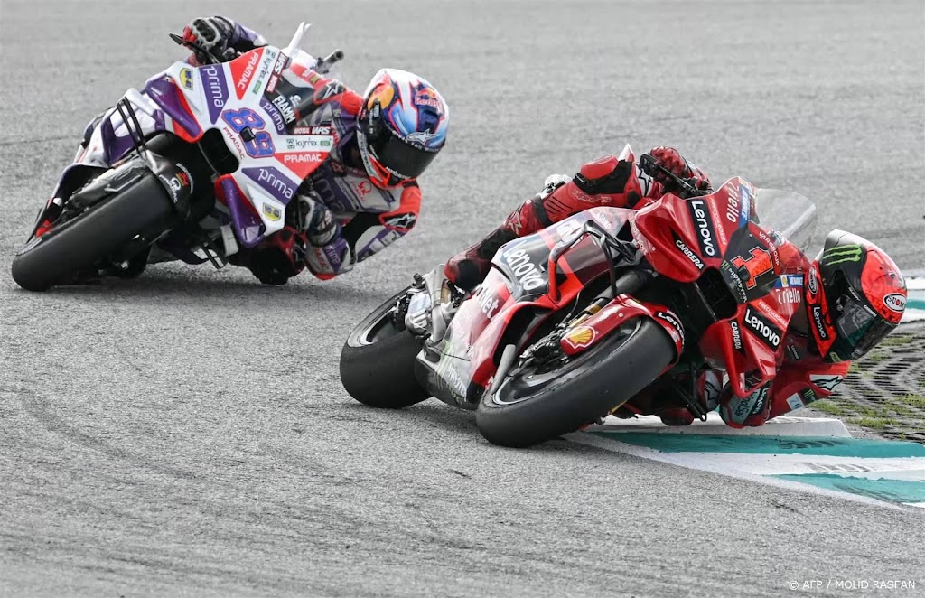 Motorcoureur Bagnaia vergroot WK-leiding, GP-zege Bastianini